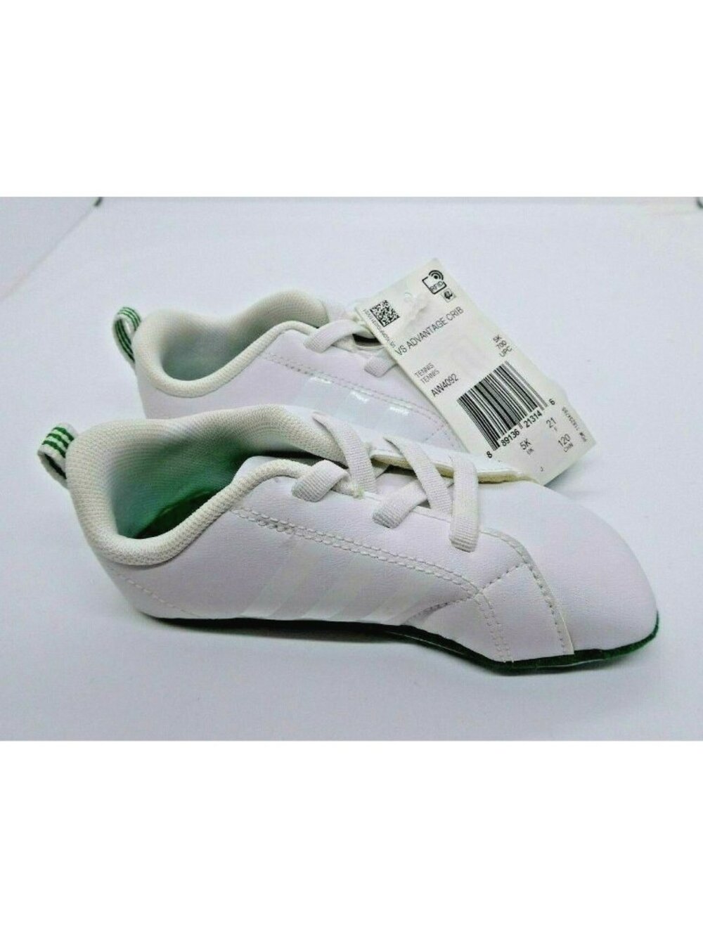 Adidas crib shoes vs advantage size 5k new
